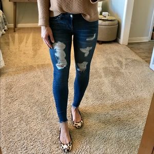 Altar’d State Skinny Distressed Jeans